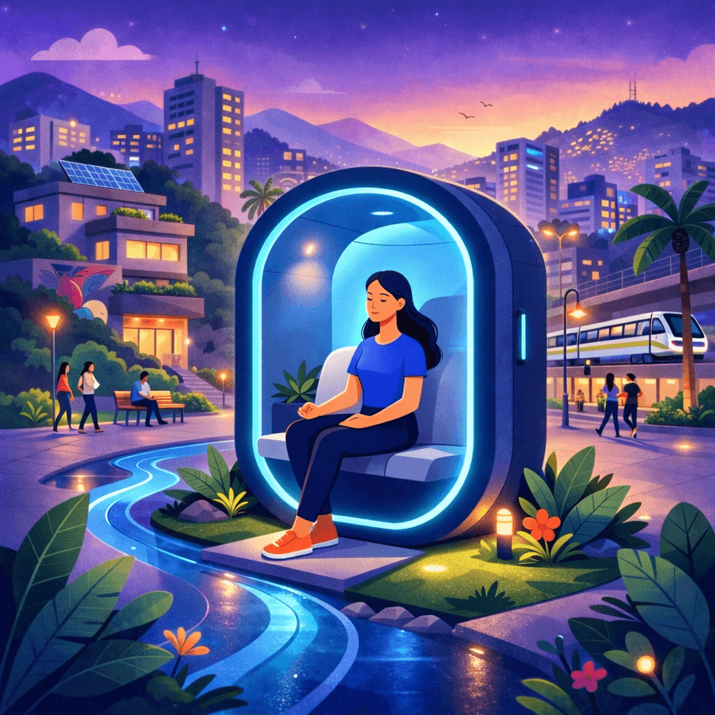 Calm and Relaxation Urban Pods
