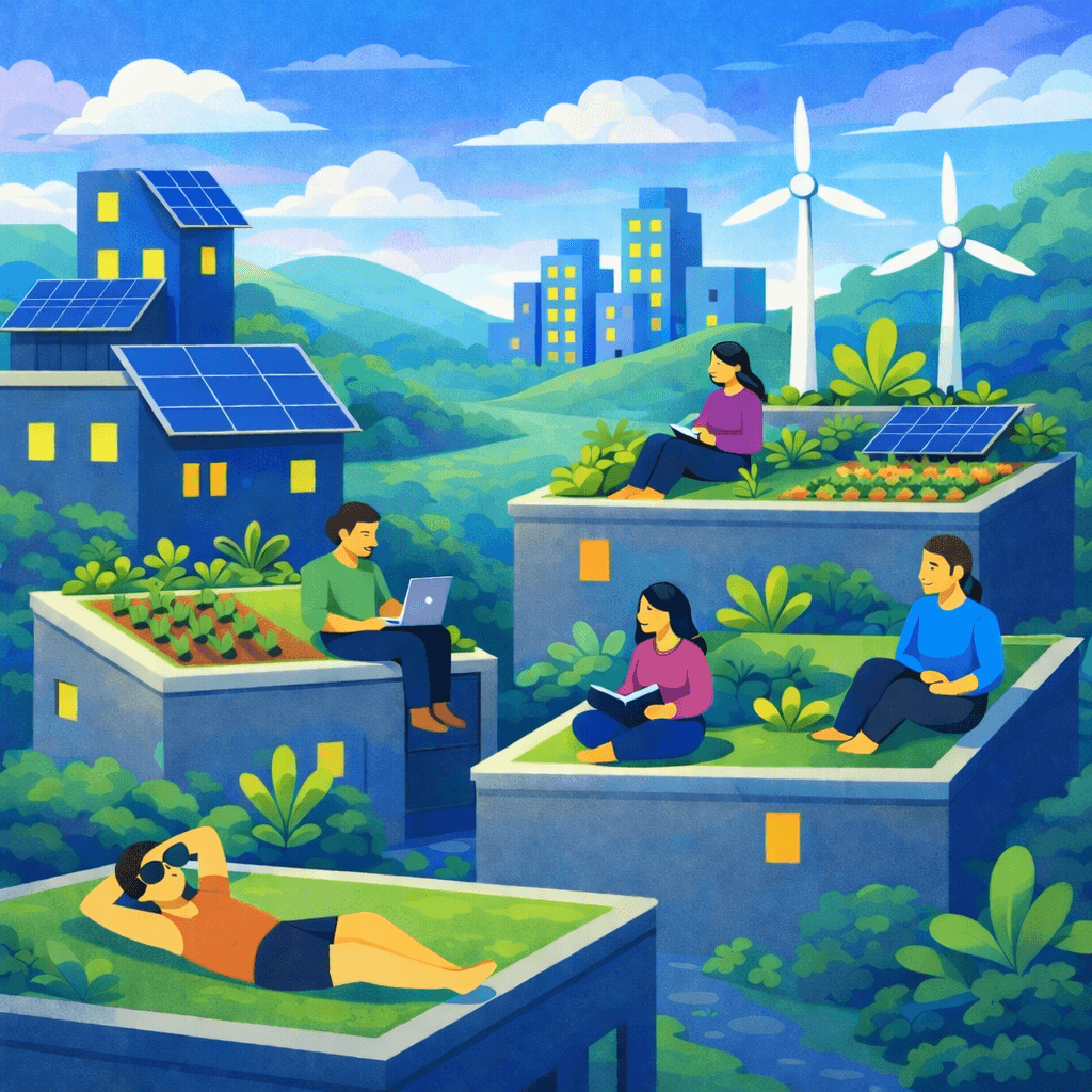 Living and Collaborative Eco-Roofs